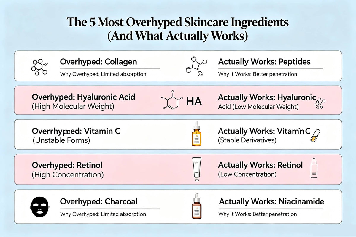The 5 Most Overhyped Skincare Ingredients (And What Actually Works)