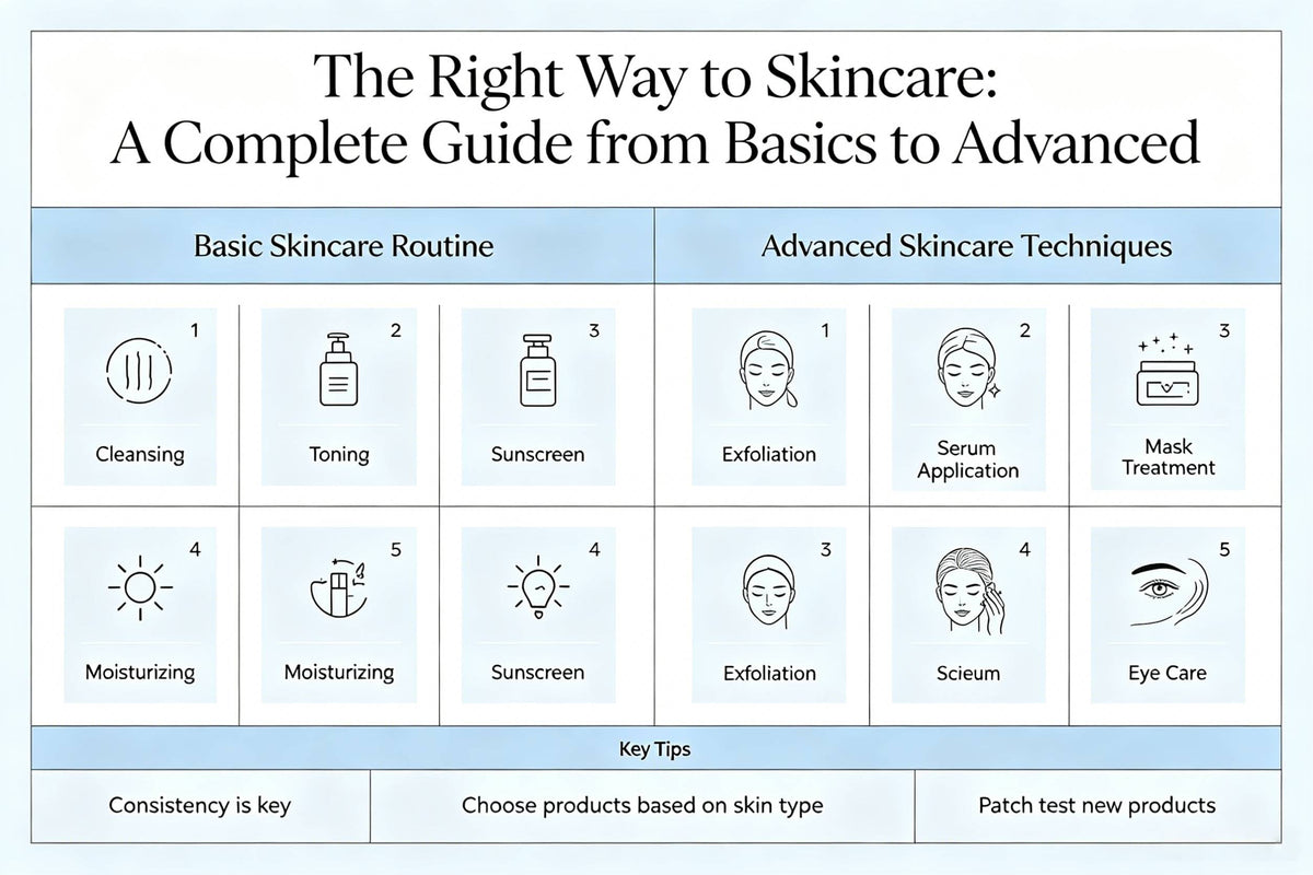 The Right Way to Skincare: A Complete Guide from Basics to Advanced