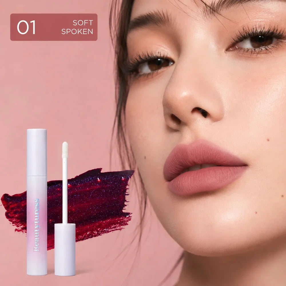 Beautyturess Longdaŭra Aera Muldita Lipglazuro — 3,5ml