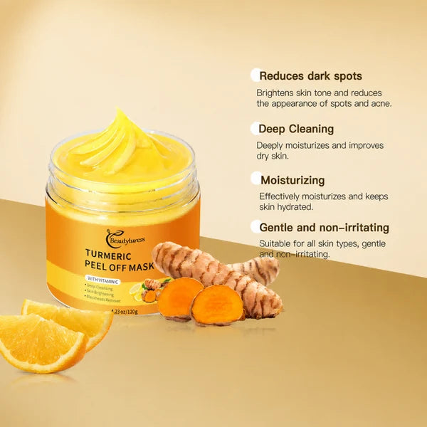 Beautyturess-aŭreola kaj Vitamina C-Forŝirebla Masko — 120g
