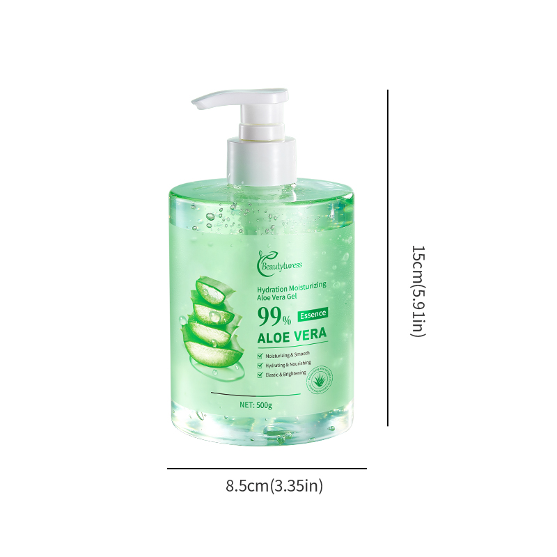 Beautyturess Moisturizing & Hydrating Aloe Vera Gel (500g)