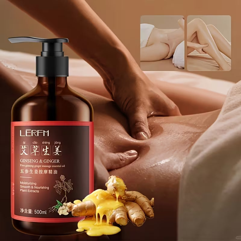 LĒRFM Five-Ginseng & Ginger Massage Essential Oil (500ml)