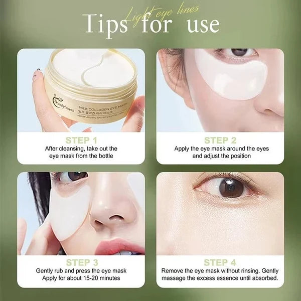 Beautyturess Milk Collagen Eye Masks (80g / 60 patches)