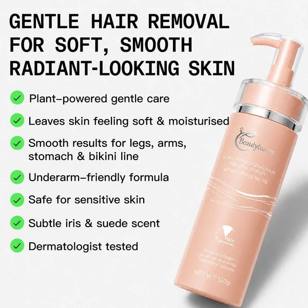 Beautyturess Silky & Hydrating Hair Removal Cream (120g)
