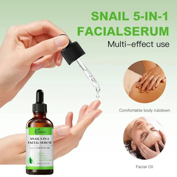 Beautyturess Snail 5-in-1 Facial Serum（60ml）