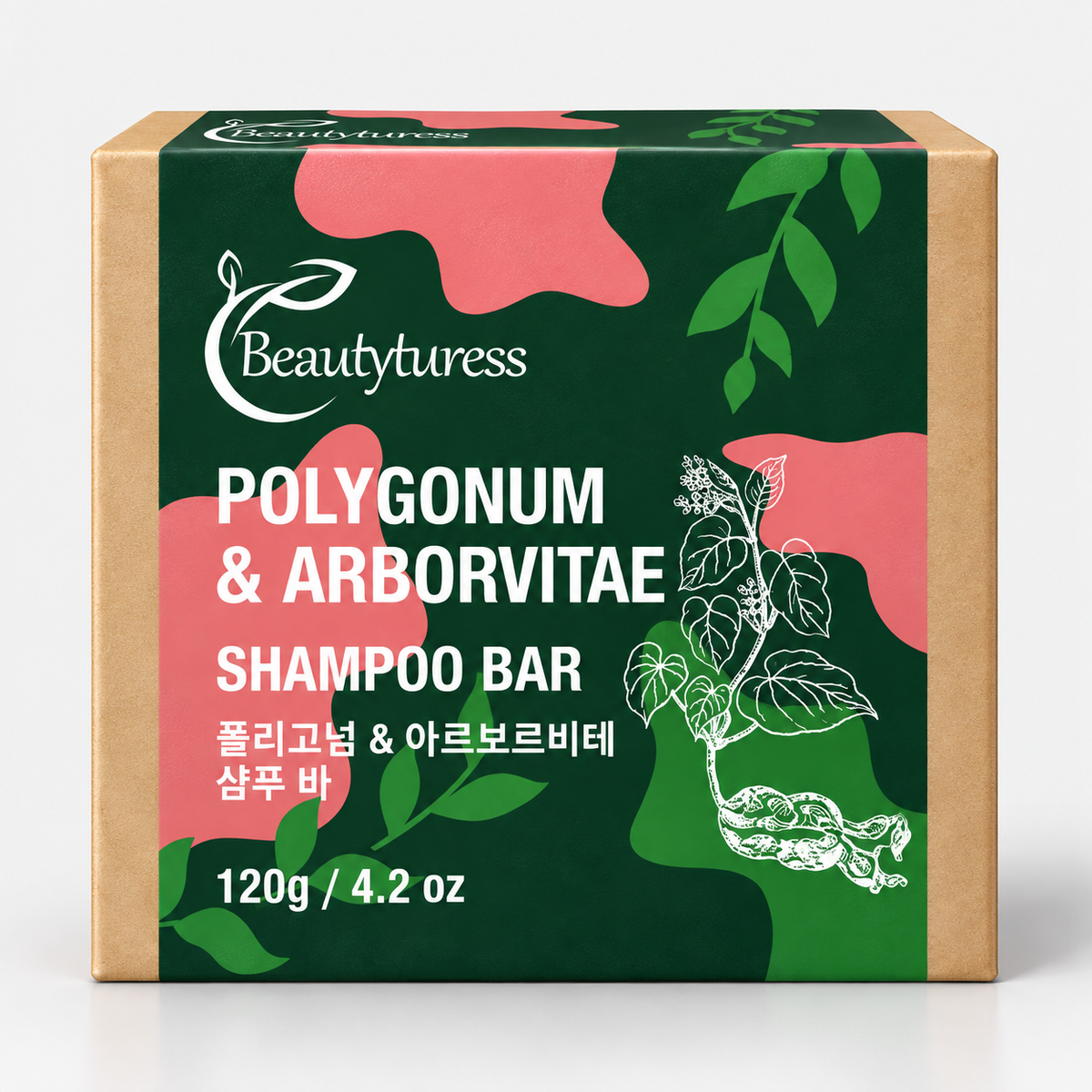 Beautyturess Polygonum Multiflorum & Platycladus Orientalis Leaf Shampoo Bar (120g)