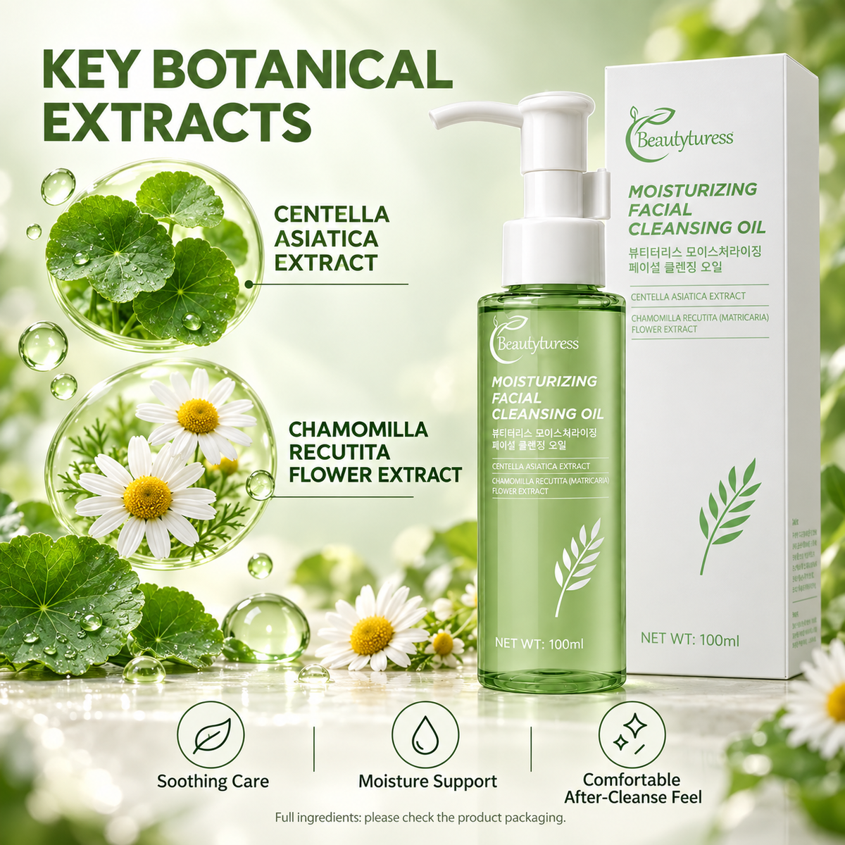 Beautyturess Humidiga Ŝminkforiga Oleo