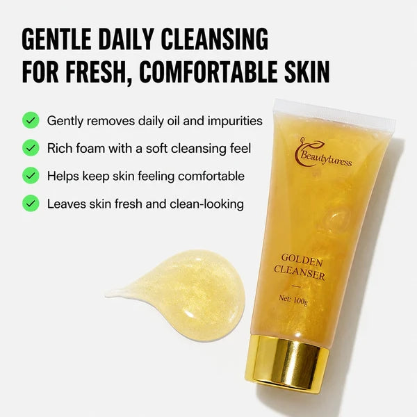 Beautyturess Gold Facial Cleanser (100g)