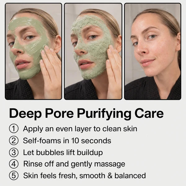 Beautyturess Komponita Acida Tea Argila Vezika Masko (Eksporta Stoko) 4g x 12 Paketoj