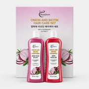 Beautyturess Onion, Biotin & Rosemary Shampoo and Conditioner 2-Piece Set
