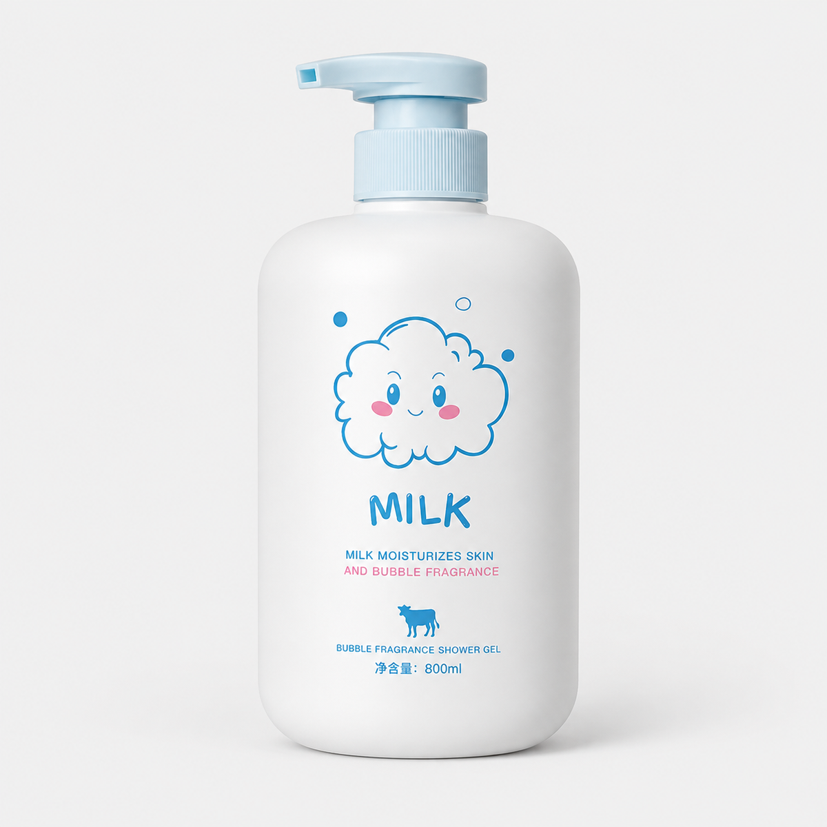 O'KADY Milk-Infused Moisturizing & Fragrant Bubble Body Wash (800ml)