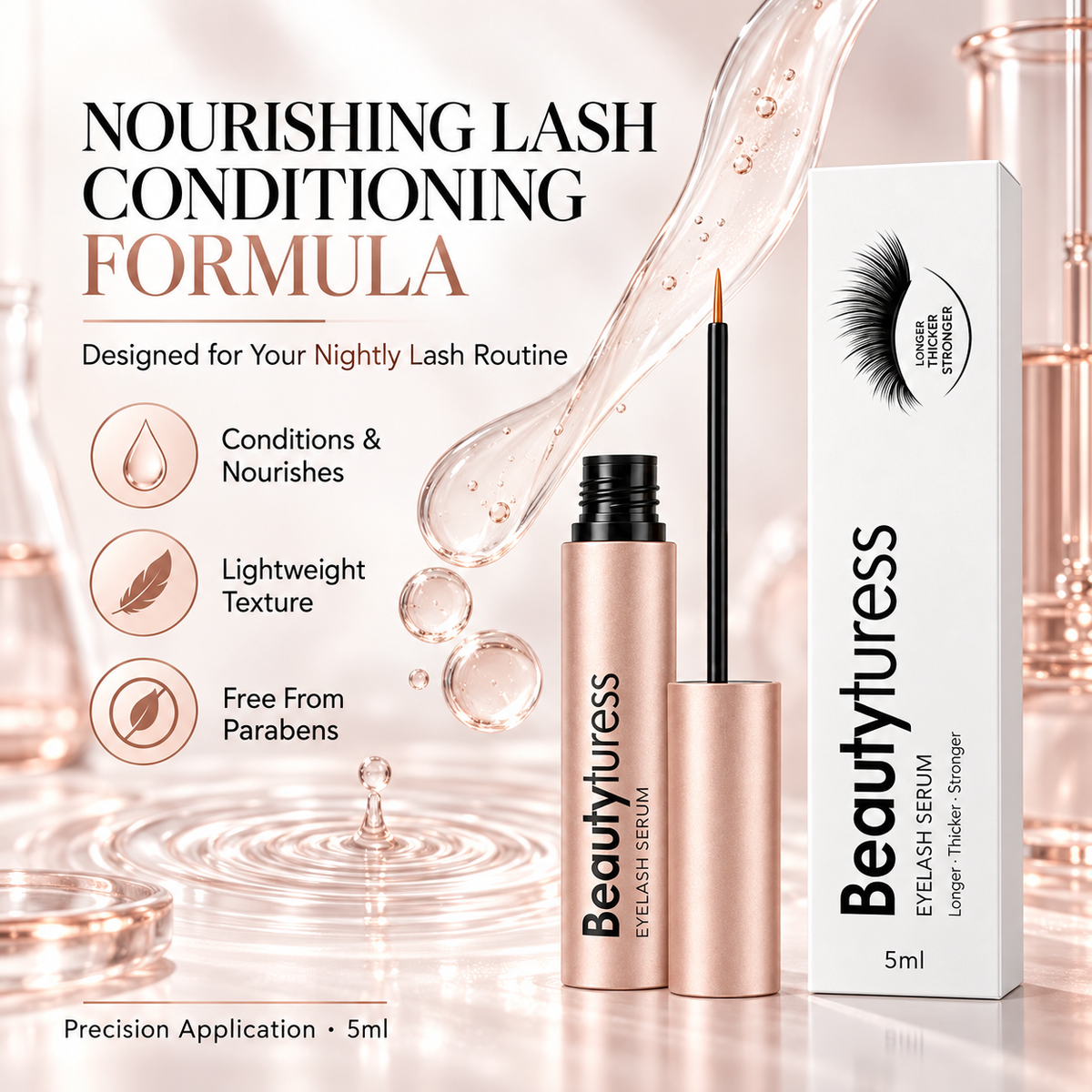 Beautyturess Eyelash Growth Serum (5ml)