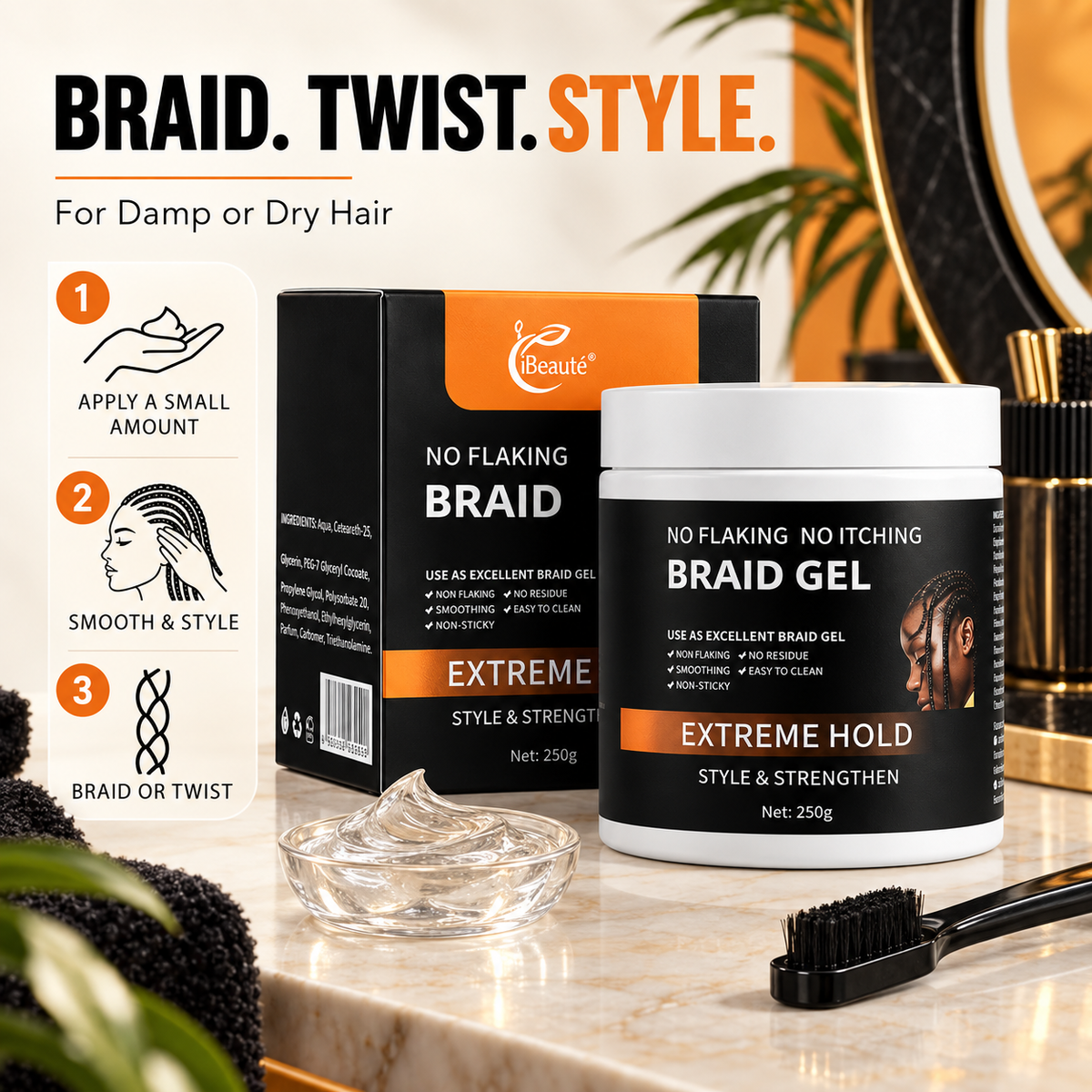 Beautyturess Braid Gel (250g)