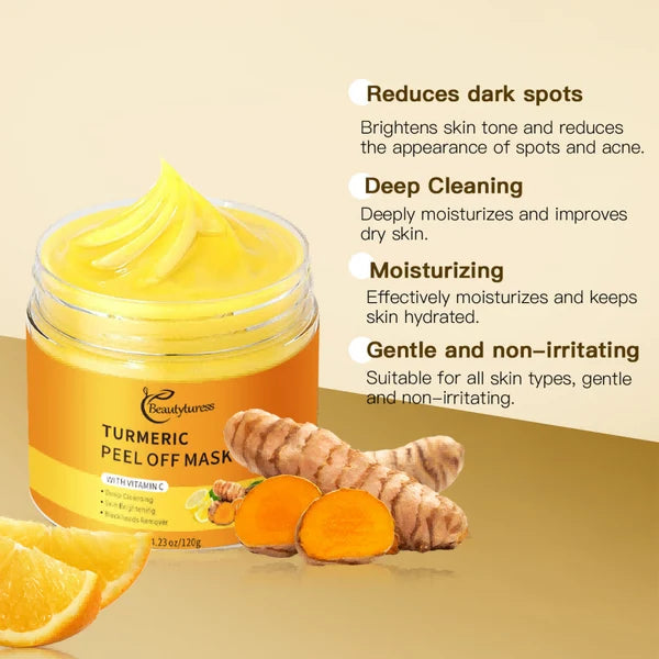 Beautyturess-aŭreola kaj Vitamina C-Forŝirebla Masko — 120g
