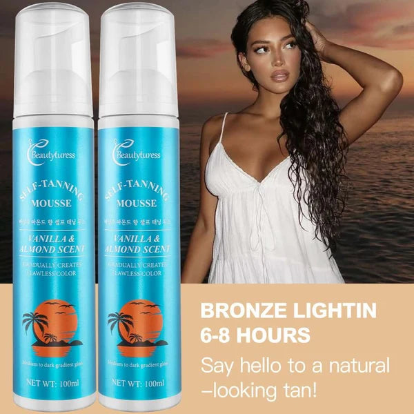 Beautyturess Vanilla Almond Self-Tanning Mousse (100ml)