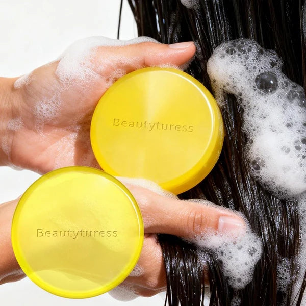 Beautyturess Lemon & Ginger Shampoo Bar (100g)