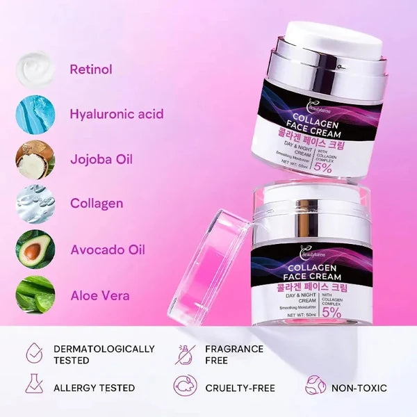 Beautyturess Leviga kaj Firmiga Vizaĝkremo (50ml)