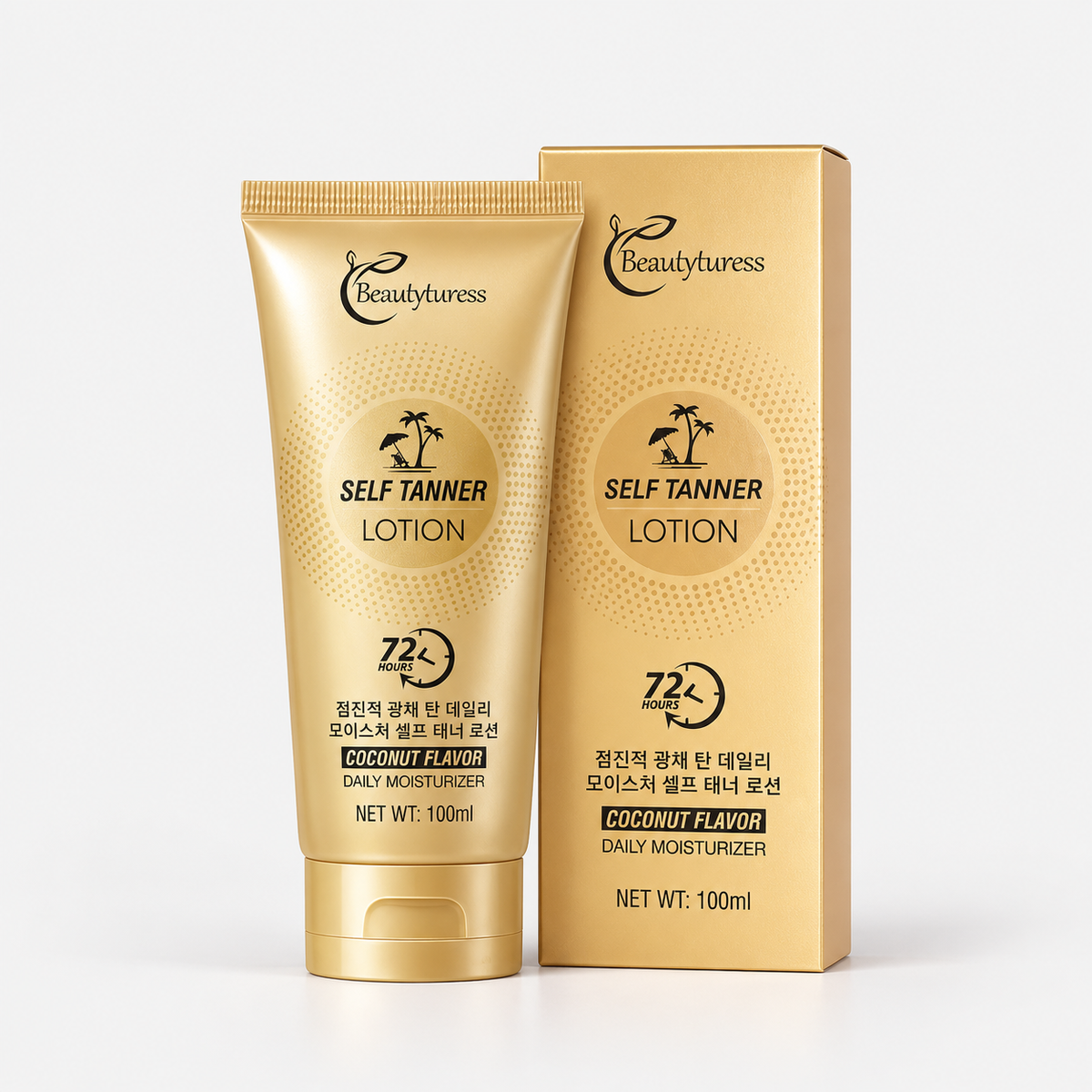 Beautyturess Gradual Brown Daily Moisturizing Self-Tanning Lotion (100ml)