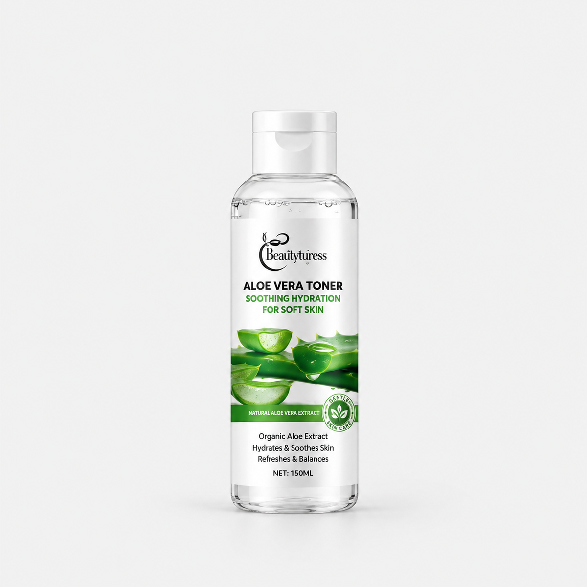 Beautyturess Aloe Vera Toner 380ml | Hidratiga kaj Trankviliga Vizaĝa Tonigilo