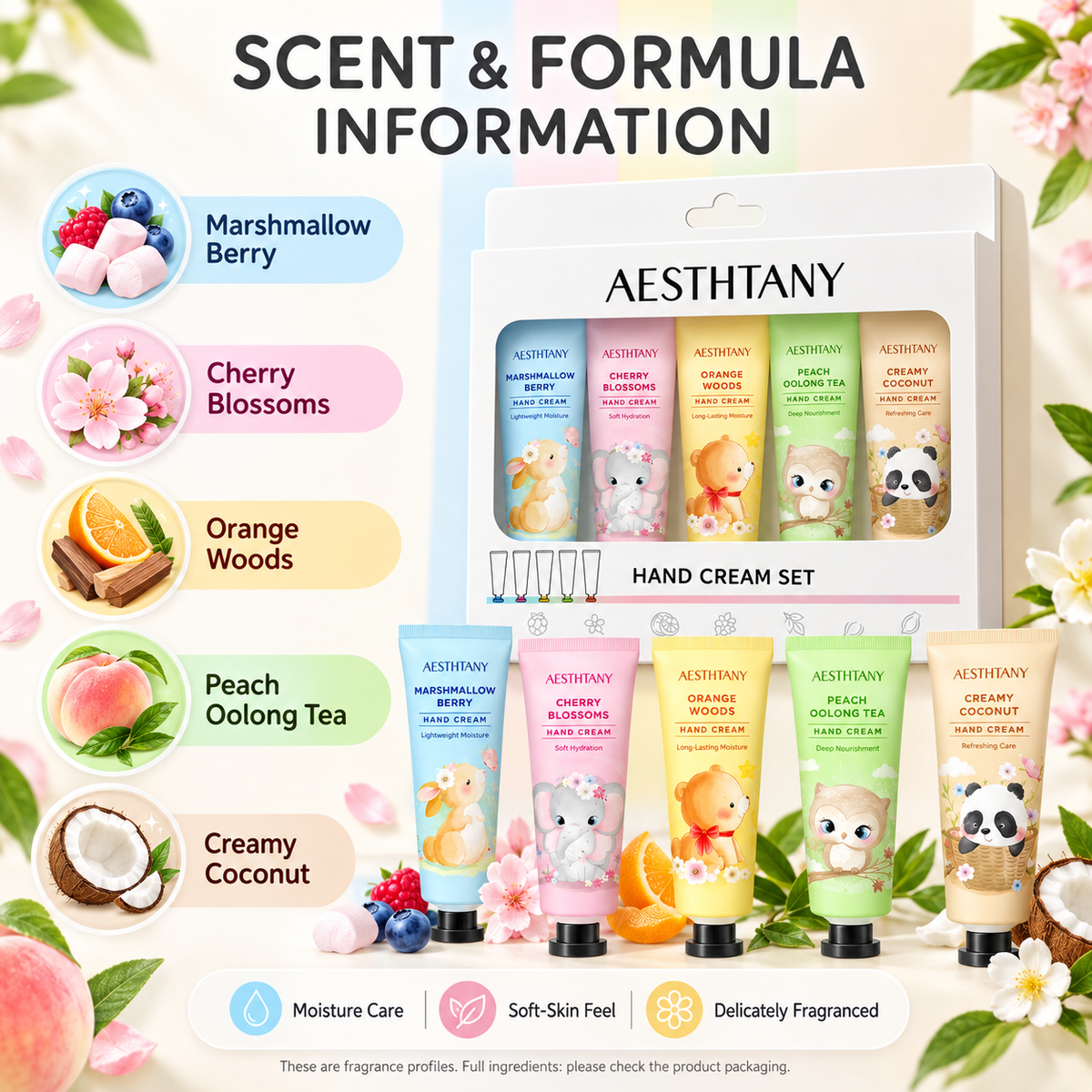 AESTHTANY Dream-Bildstria Mankrema Aro (5-peca)