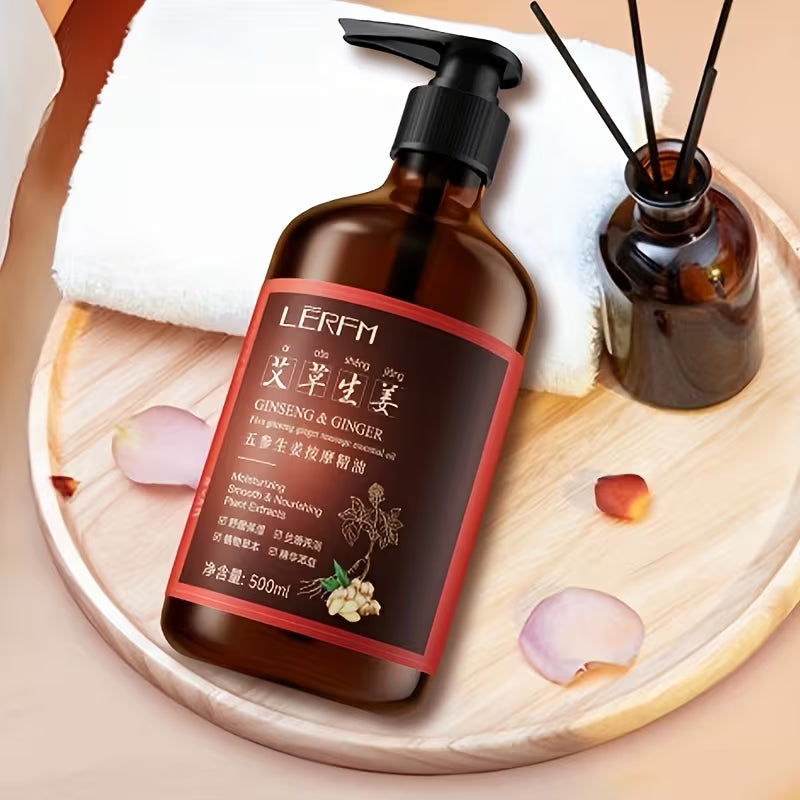 LĒRFM Five-Ginseng & Ginger Massage Essential Oil (500ml)