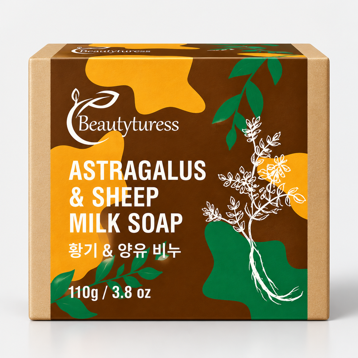 Beautyturess Astragala kaj Mutton-Grasa Sapo 110g