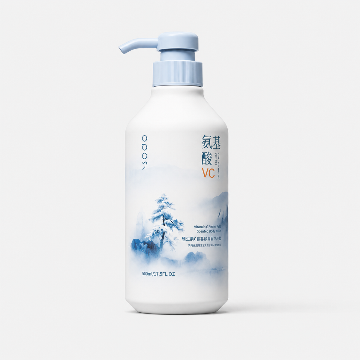 OPOS Vitamin C & Amino Acid Scented Body Wash (500ml)