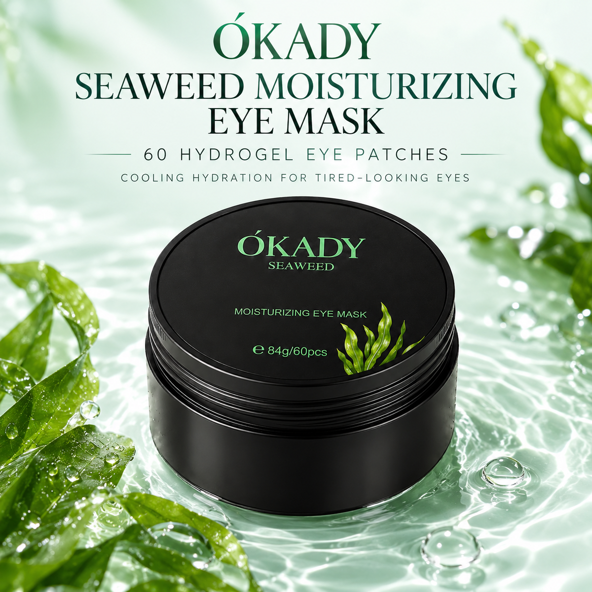O′KADY Seaweed Hydrating & Brightening Eye Masks (84g/60 patches)