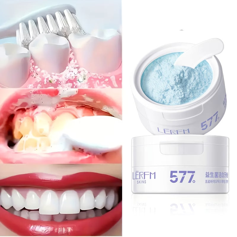 LĒRFM SKINS Probiotic Whitening Tooth Powder (50g)