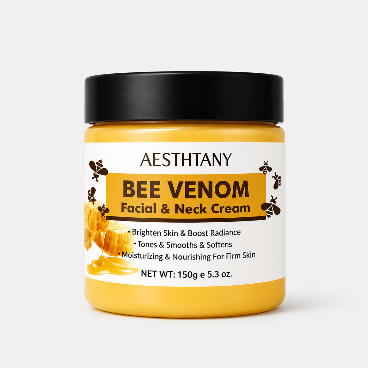 AESTHTANY Bee Venom Facial and Neck Care Cream（150g）