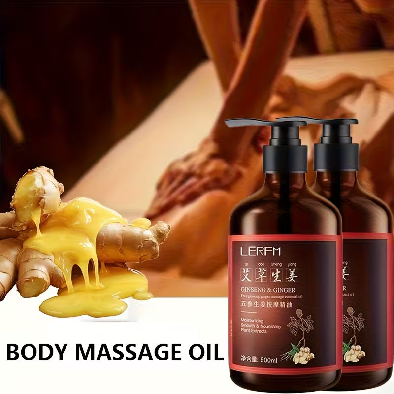 LĒRFM Five-Ginseng & Ginger Massage Essential Oil (500ml)