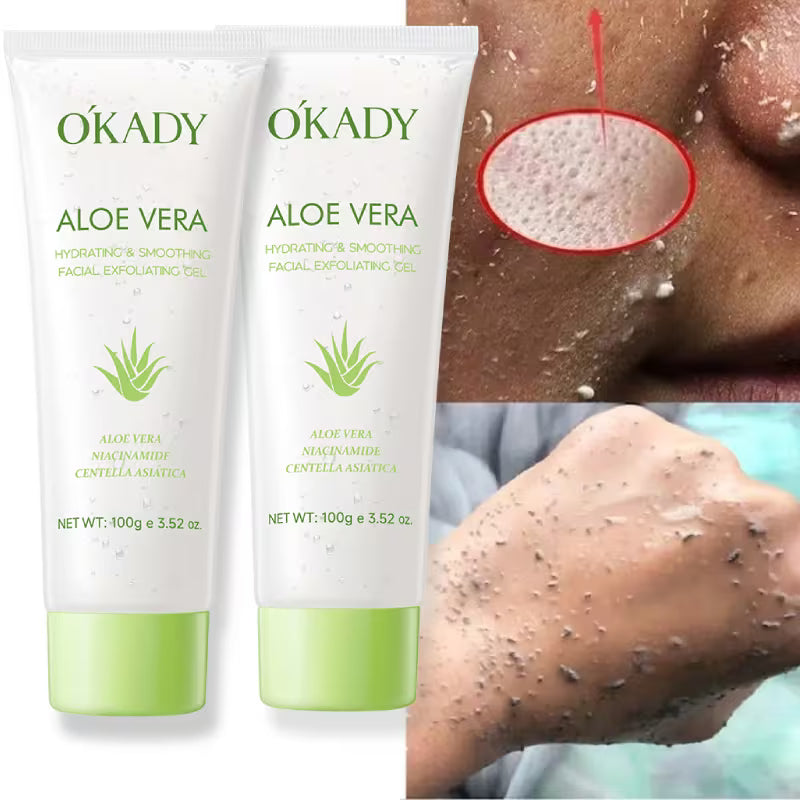 O'KADY Aloe Vera Facial Exfoliating Gel (100g)
