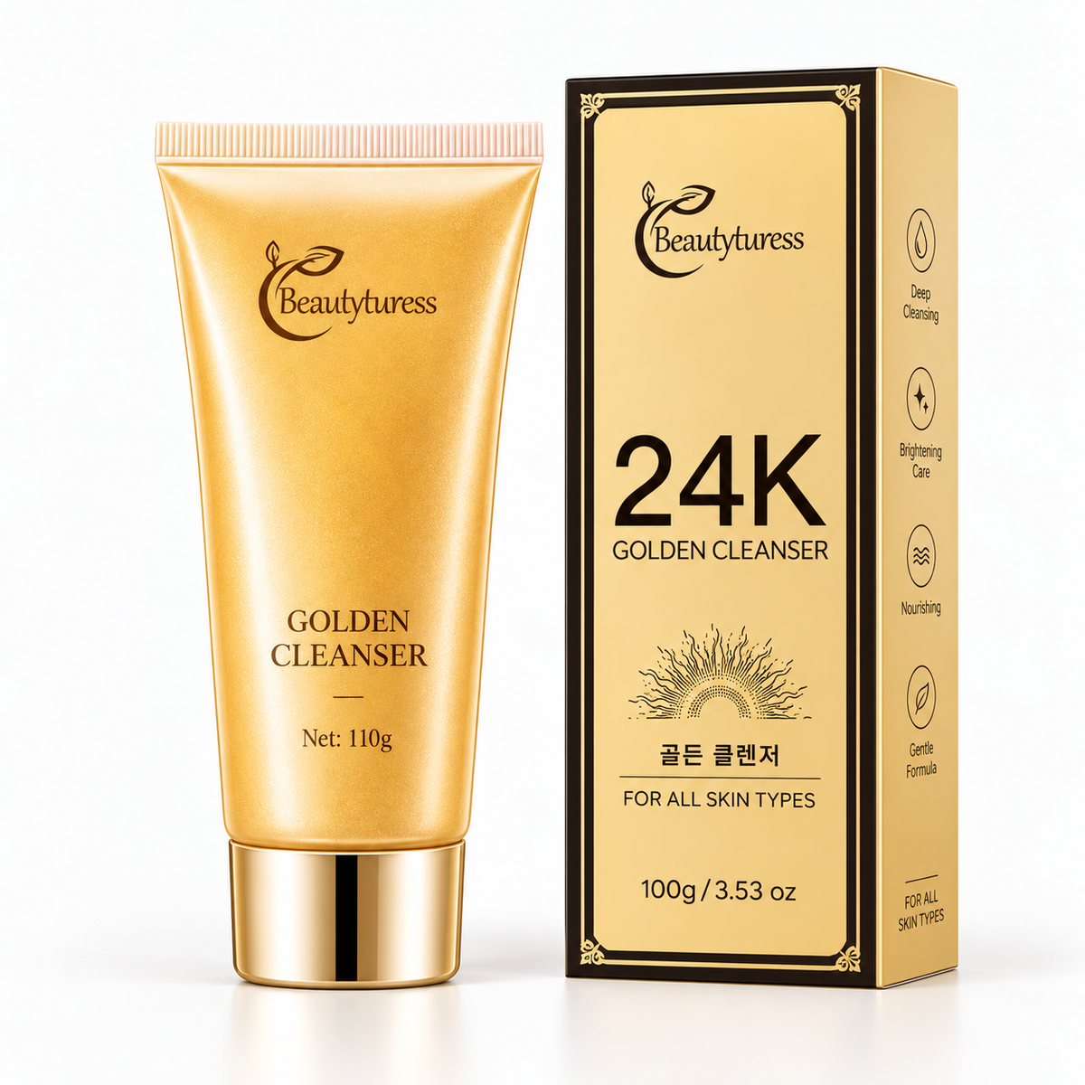 Beautyturess Gold Facial Cleanser (100g)