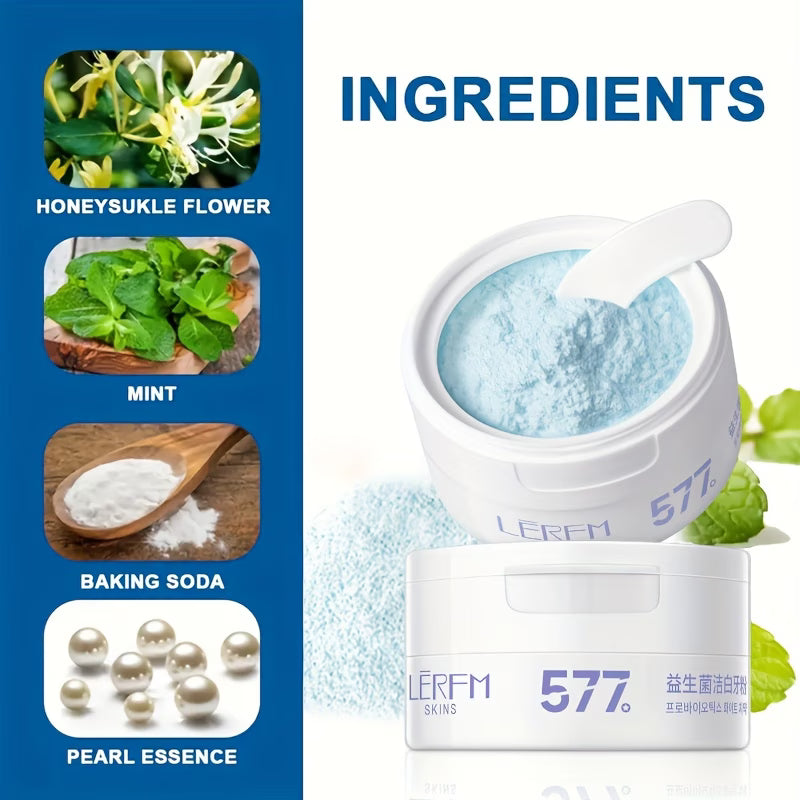 LĒRFM SKINS Probiotic Whitening Tooth Powder (50g)
