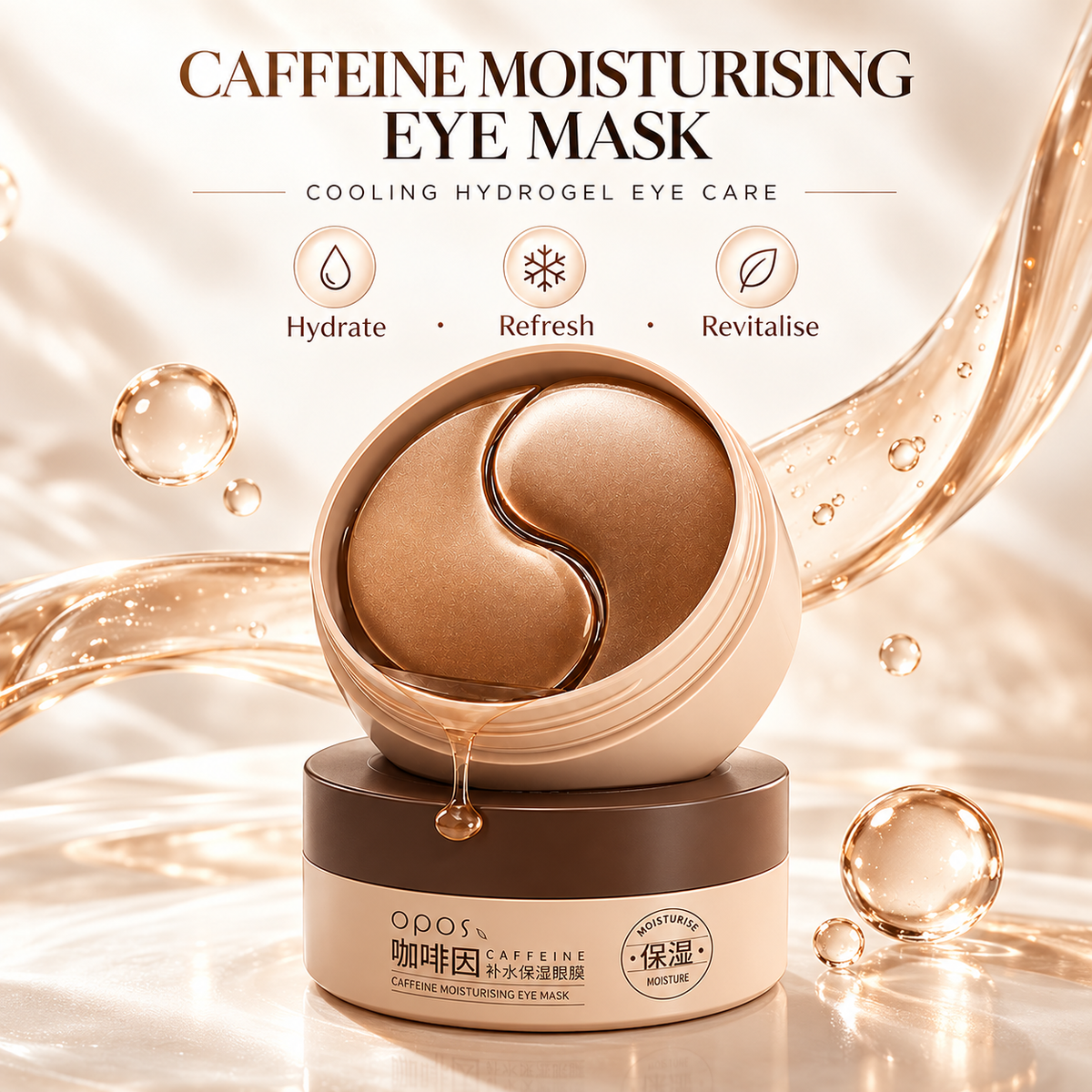 Opus Kafo-Infuzita Humidiga Okulmasko